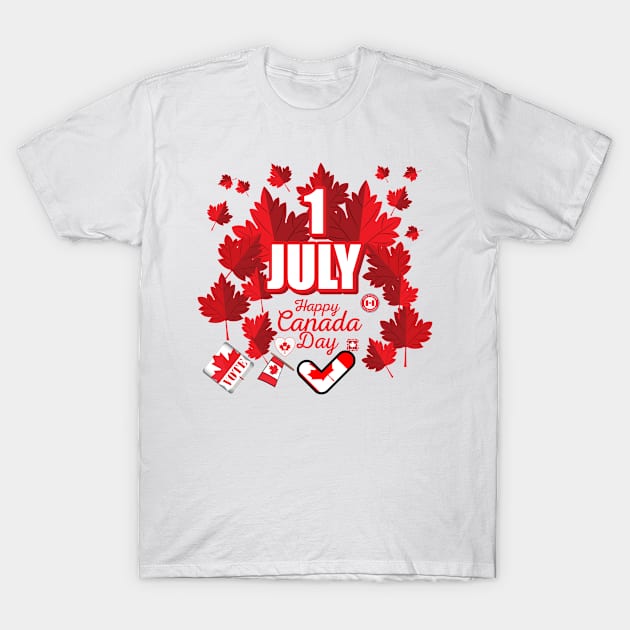 canada day T-Shirt by MeKong